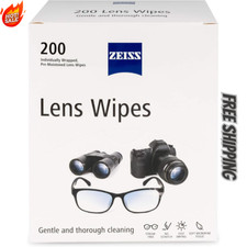 Pre-Moistened Lens Cleaning Wipes, 200 Count