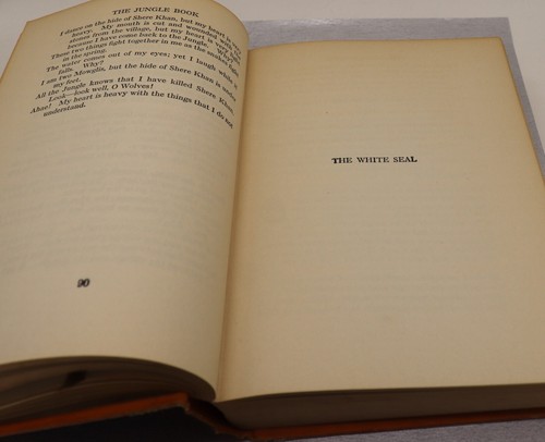 Vintage Antique Book The Two Jungle Books by Rudyard Kipling in 1 Volume 1894 - Foto 6 di 14