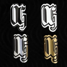 OG Lowrider Cruiser Bicycle Bike Badge/Name Plate