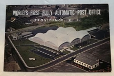 The World's First Fully Automatic Post Office Providence, R.I. Postcard (G2)
