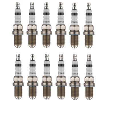 NEW For BMW E31 E38 E65 E66 Z4 Spark Plugs Set of 12 Bosch OEM FGR7DQP+