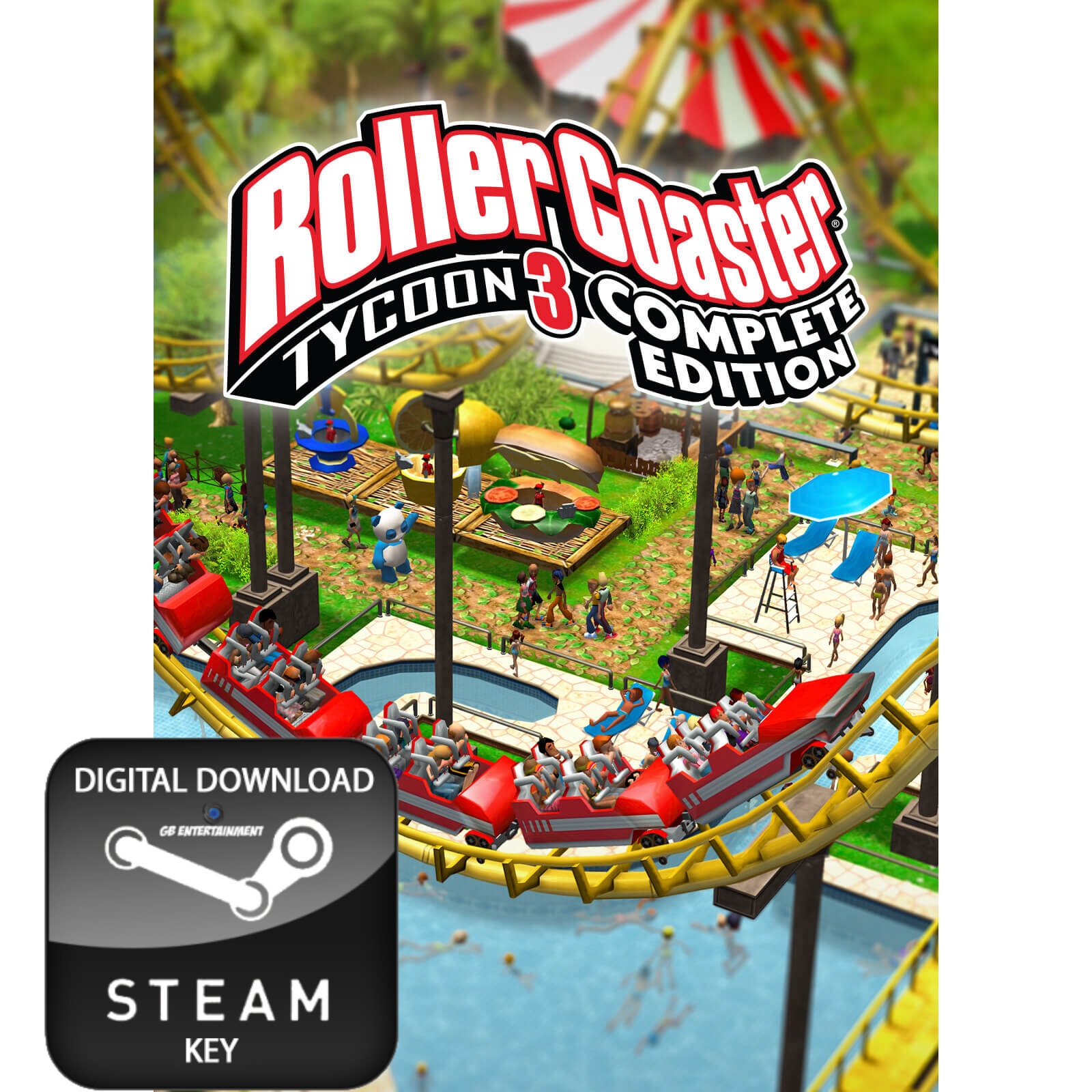 ROLLERCOASTER TYCOON 3 COMPLETE EDITION PC AND MAC STEAM KEY | eBay