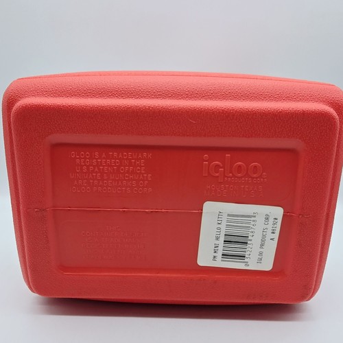 Igloo Hello Kitty Red White 4 Quart 3 Liter 6 Cans Playmayte Mini Cooler - Picture 10 of 13