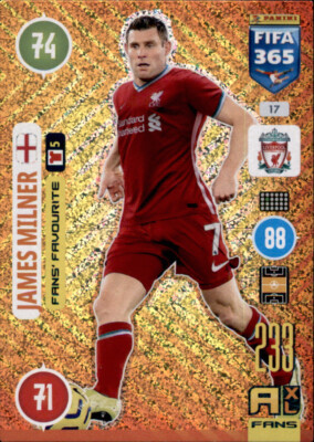 Fifa 365 Cards 2021 - 17 James Milner Fans Favourite