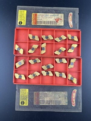 SANDVIK X087020X GRADE 1015 CARBIDE GROOVING/TURNING INSERTS NOS QTY:19