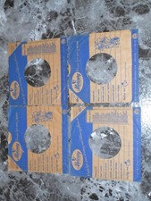 45 COMPANY SLEEVES. LOT OF FOUR MERCURY OBSCURE BLUE, WITH TAG.