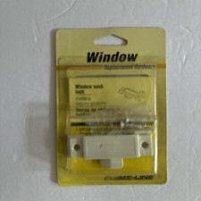 Prime-Line White Latch Sliding Window Sash Lock PRIME-LINE NULL 049793025906 A01