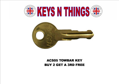 WITTER TOW TRUST TT THULE GDW PCT BRINKS ACS05 TOWBAR KEYS BUY 2 GET A 3RD FREE