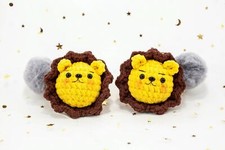 Crochet Handmade Amigurumi Lion Keychain