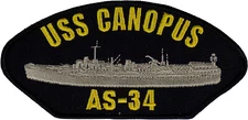 USS USS CANOPUS AS-34 Patch - Multi-colored - Veteran Owned Business