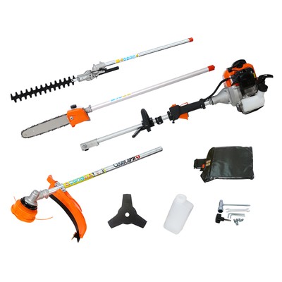 4in1 Trimming Tool, 56CC Gas Pole Saw Hedge Trimmer Grass Trimmer Brush Cutter