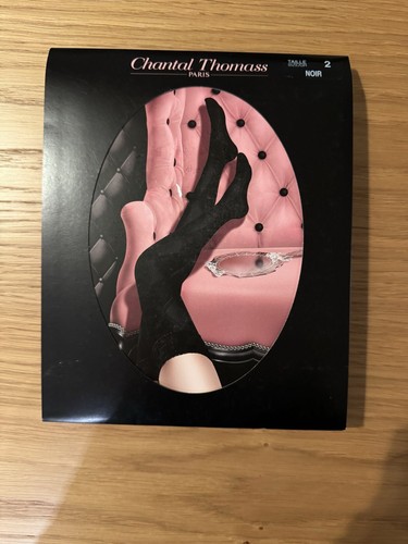 Bas Chantal Thomass 70 Deniers - Taille 3, Couleur Noire, Référence T105, Neuf Avec étiquettes