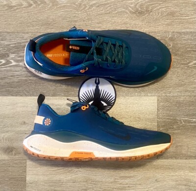 Nike ReactX Infinity Run 4 GTX  Deep Jungle Total Orange  FB2204-300 Men s 11