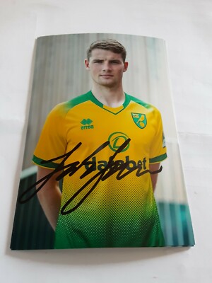 Signiertes Foto Jacob Lungi Sörensen Norwich City NEU (2)