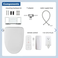 Jomoo Smart Toilet Seat Remote Control Heated Water Hygiene  Healthy