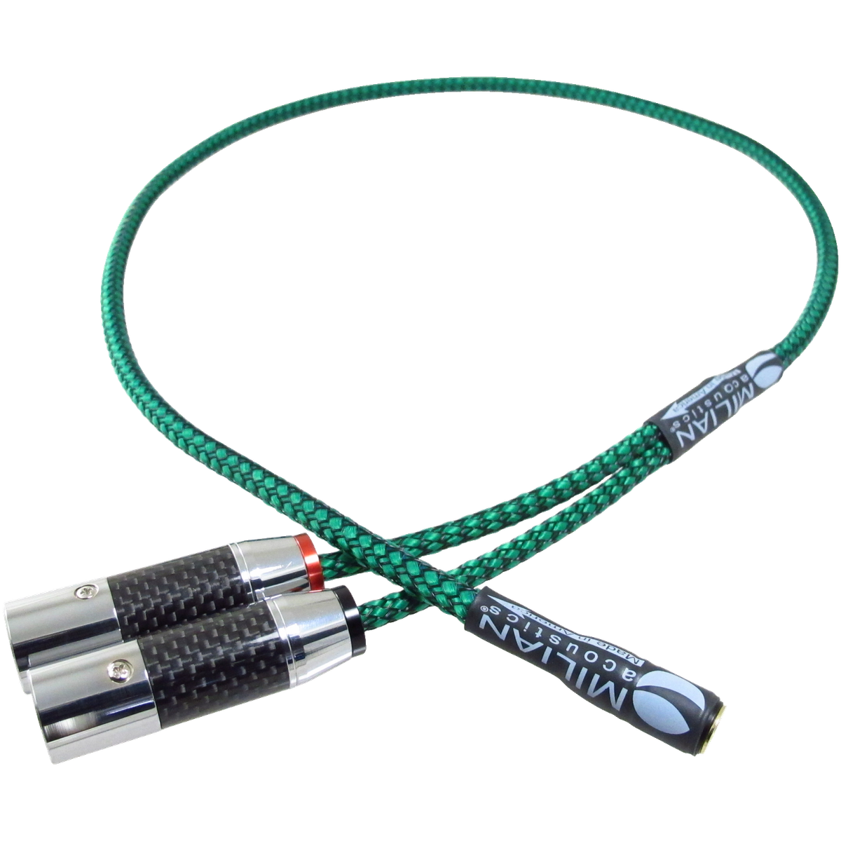 Pentaconn Φ2.5PLUG－Φ4.4JACK変換アダプター 4.4 mm Pentaconn TRRRS Jack to Dual XLR Male Balanced Breakout