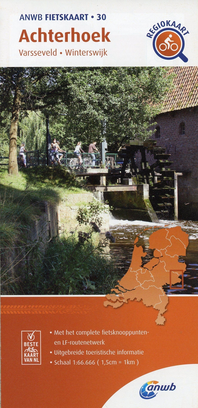 Thumbnail - Achterhoek (varsseveld/winterswijk) 1:66 000 | Fietskaart Mit Radwegen