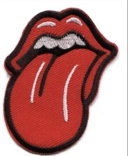 Embroidered Iron on patch Music Badge Tongue Rolling stones Band Hot Lips Jagger