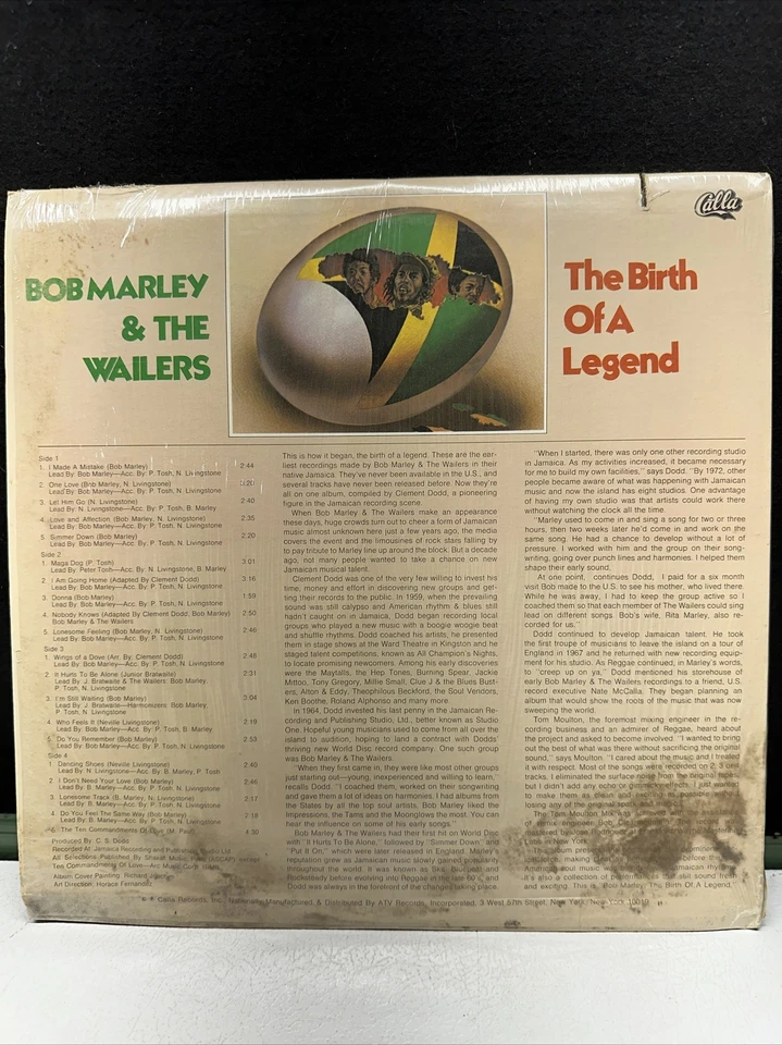 Bob Marley & the Wailers Birth of a Legend, 2-CAS-1240, 1976 Foto 2 de 4