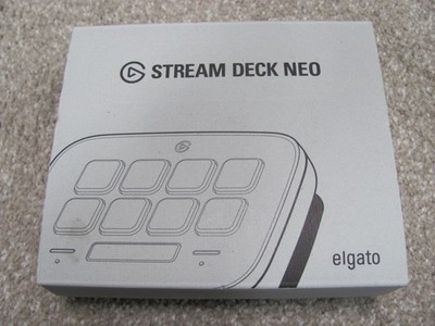 Elgato Stream Deck Neo   8 Customizable Keys, 2 Touch Points, Speed Through Task