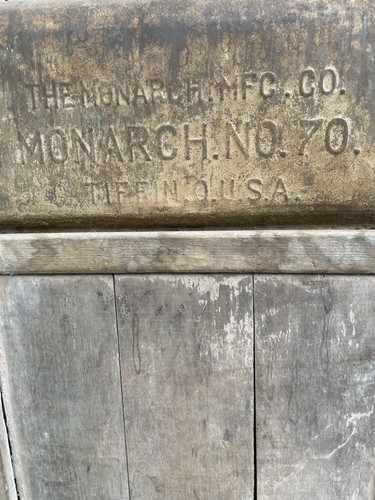 Antique/Vintage Washboard Monarch No 70 RARE Wood Tin - Picture 2 of 8