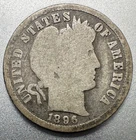 1896-O  BARBER DIME   GOOD  BETTER DATE  #1365
