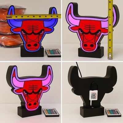 Custom 3D Printed LED Light Box   Personalized Logo or Name