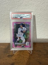 2025 Bowman Mega Box Chrome Prospects Kevin Mcgonigle #79 Pink Ref /199 PSA 10