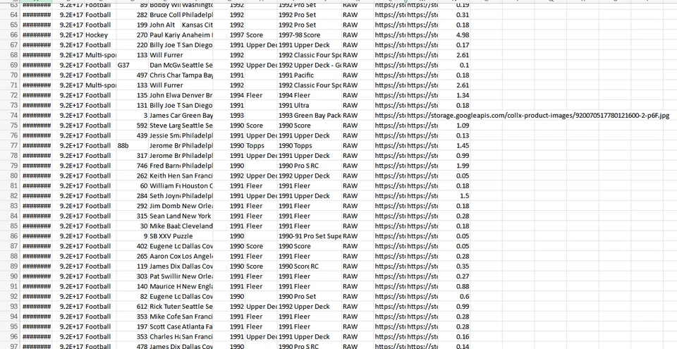 大量 体育卡 合集 – 7,406 张卡 – 7,054 美元 CollX 价值 – 要价 3,499.9 美元 — 第 3/4 张图片