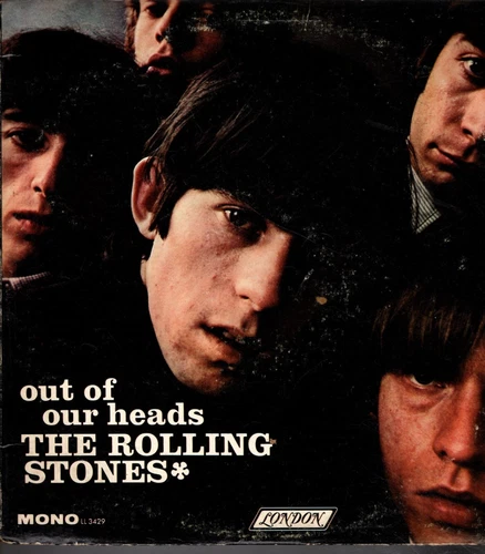 ROLLING STONES on LP  " OUT OF OUR HEADS   " rock blues