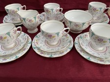 RARE: Vintage Royal Grafton ‘Zealand’ Tea Service for 6 Cups, Saucers,  Plates