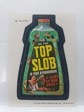 Topps Sticker Card 1979, Wacky Packages, 1st Series, #60 Top Slob (WD2)