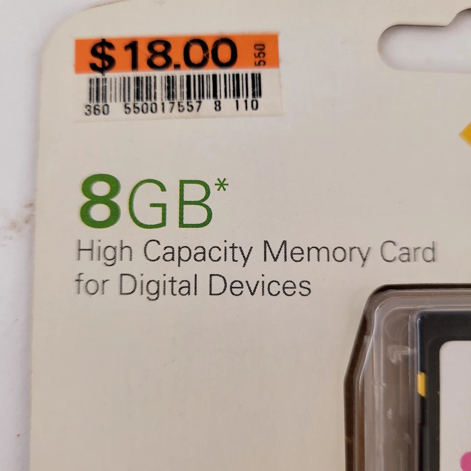 PNY Polaroid 8GB High Capacity Memory Card for Digital Devices 120HD SDHC - Image 2 of 4