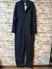 NEW   Dickies Navy Blue Long Sleeve Coveralls - XLT