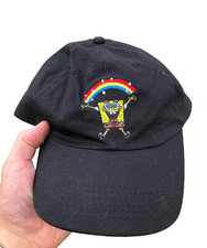 Spongebob Squarepants Rainbow Black Baseball Cap Hat New with tags