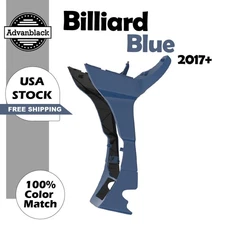 Advanblack Billiard Blue Fairing Spoiler Kit Fits for 2017+ Harley Road Glide
