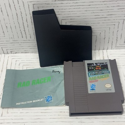 Rad Racer NES Nintendo Authentic 1987 With Manual
