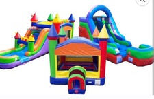 Commercial Bounce House, 100 PVC, Castle Kings Jumper Slide