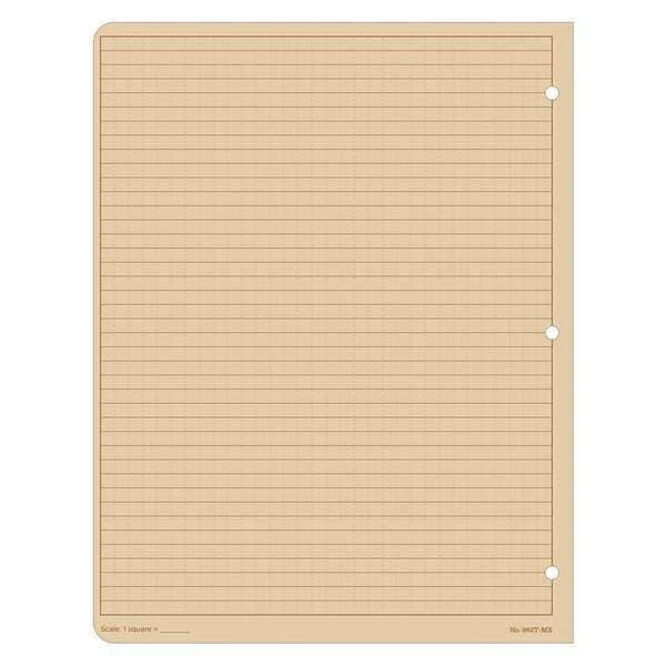 Papel de hoja suelta Rite In The Rain 982T-Mx, para todo clima, marrón, Pk100 Foto 3 de 3