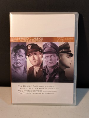 Dvd Studio Classics 4 Movies, The Desert Rats, Twelve O'clock High, Young Lions