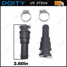 2pcs For 86-09 Buick Chevy Gmc Ford Saab Pontiac Olds 58 Heater Hose Connector 2pcs For 86-09 Buick Chevy Gmc Ford Saab Pontiac Olds 58 Heater Hose Connector