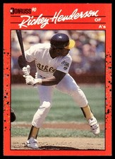 Rickey Henderson 1990 Donruss #304 Oakland Athletics MLB READ FREE SHIPPING