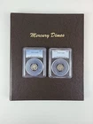 Mercury Dimes 1916 - 1945 / 76 Coin Set Collection Dansco Album - No 1916D