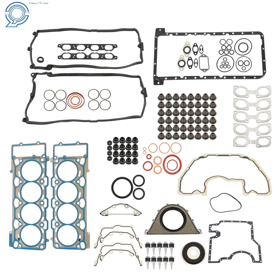 Kit de juntas de revisión de reconstrucción de motor N62B44 para BMW 545i 645Ci X5 E53 E60 E63 E65 Foto 4 de 4