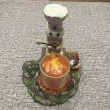 Pillsbury Doughboy Collection: Danbury Mint "Gone Camping" Votive Candle Holder