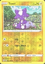Toxel 062/189 Common Darkness Ablaze Pokemon Reverse Holo Near Mint