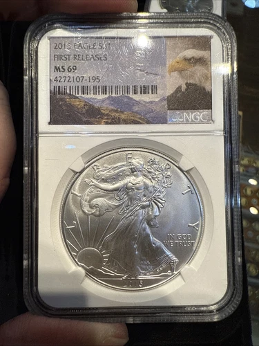 2015 American Silver Eagle NGC MS 69 "First Releases"
