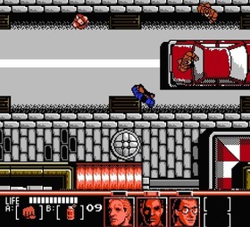 &copy;1991 KONAMI Nintendo Entertainment System NES Game MISSION IMPOSSIBLE Pal-B