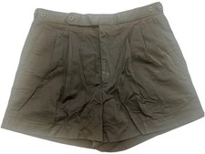 Vintage 70s Streetwear Mens Size 32 Blank Above Knee Chino Shorts Black. H