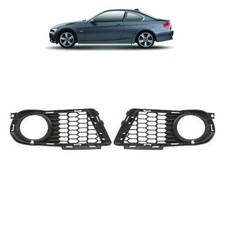 Gitter Blende Stoßstange Set für BMW 3er E92 E93 Tuning NSW Schwarz